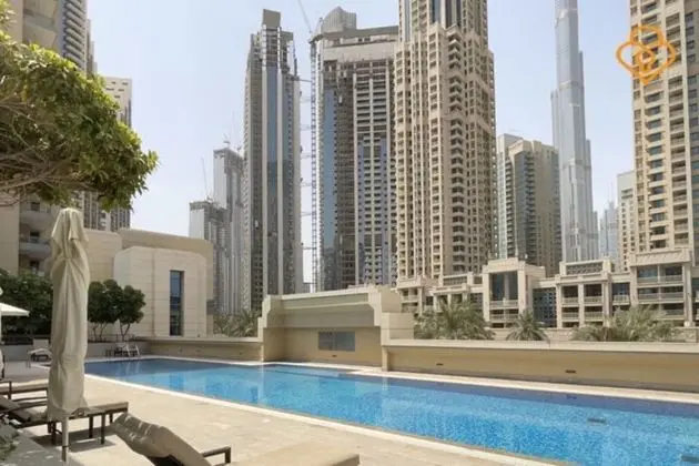 Downtown Dubai Claren Tower 2 One Bed - Havuz