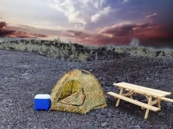 Dry Camping Oceanview bring Camping Gear - Oda
