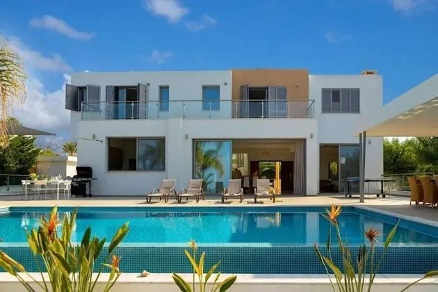 Eastmed Villas Paphos Limni Beach Villa Beachfront Four Bedroom Luxury Villa