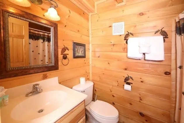 Echoes of Eden - Four Bedroom Cabin - Banyo Tipleri