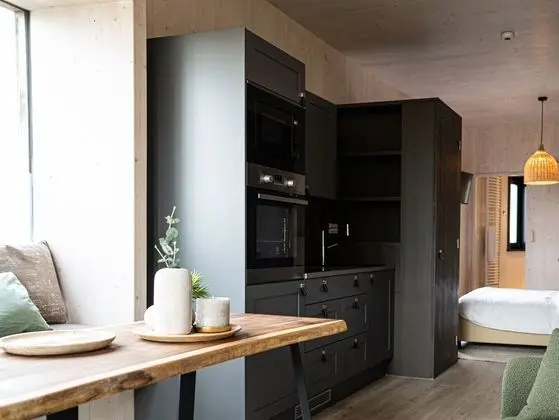Eco Luxe Loft Lodge in the Heart of Nature for 2 People by the Lake 4 - Mutfak