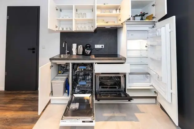 Eco Smart Apartments Premium City - Mutfak