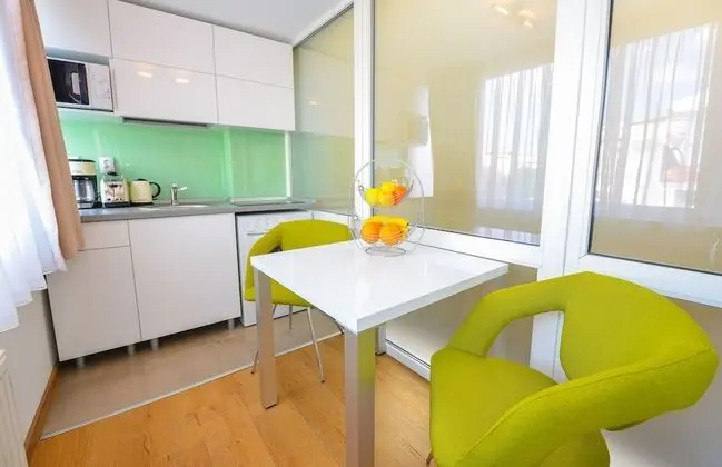 Elegance Studio Cismigiu Gardens - Flat Tv - Free Wifi - Panoramic View - Mutfak