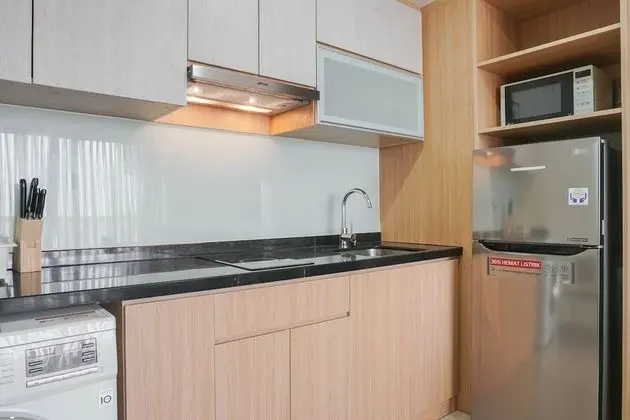 Elegant 2BR for 3 Pax at Menteng Park Apartment - Mutfak