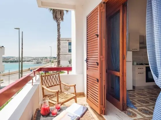 Elegant Apartment With Sea View In Otranto, Wifi, Air Conditioning And Parking