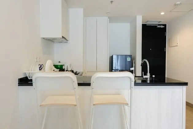 Elegant Best View 1BR Branz Apartment - Mutfak