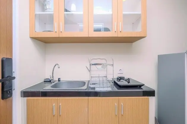 Elegant And Comfy Studio Loft Apple 1 Condovilla Apartment - Mutfak