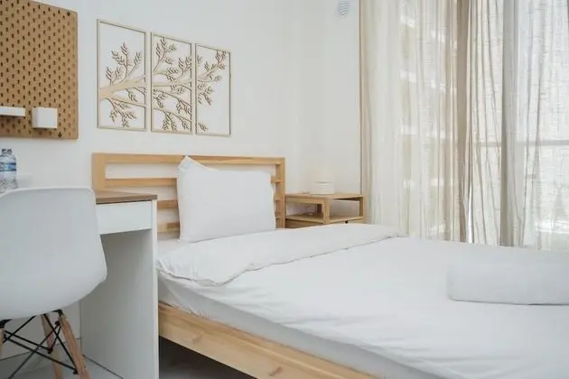 Elegant And Comfy Studio Room At Sky House Bsd Apartment - Öne Çıkan Resim