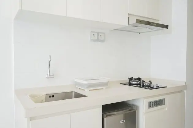 Elegant Studio Room Apartment At Sky House Bsd Near Aeon Mall - Mutfak