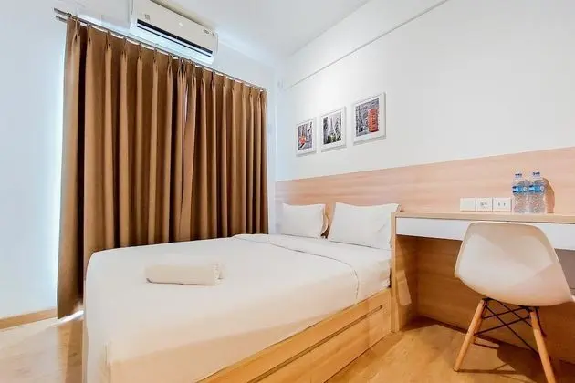 Elegant Studio At Sky House Bsd Apartment Near Aeon Mall - Öne Çıkan Resim