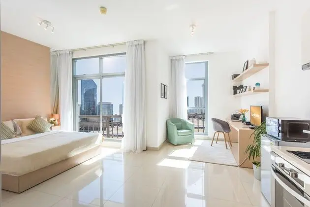 Elegant Stylish Studio in Downtown Bnbme Homes - Öne Çıkan Resim