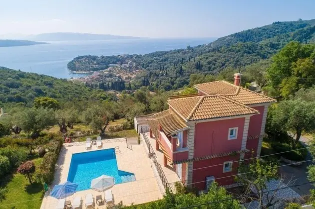 Villa Eleni Agios Stephanos Large Private Pool Walk to Beach Sea Views A C Wifi Eco-friendly - 1462