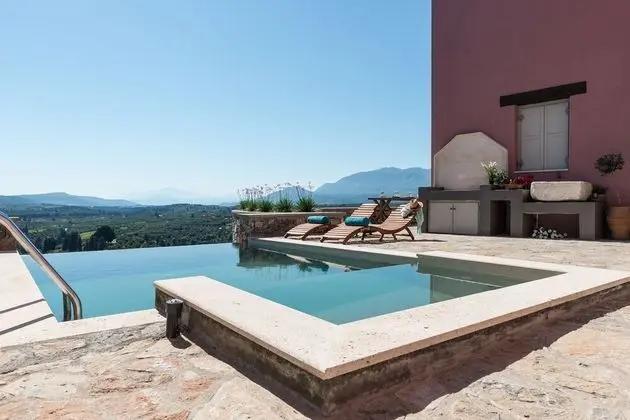Elevated Peaceful Villa With Private Heated Pool Jacuzzi and Panoramic Views - Oda