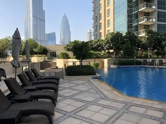 Elite Royal Apartment - Burj Khalifa & Fountain view - Opal - Havuz