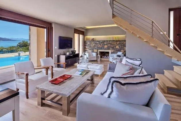 Elounda Gulf Villas Elounda Seafront Villa Private Heated Pool Sea View