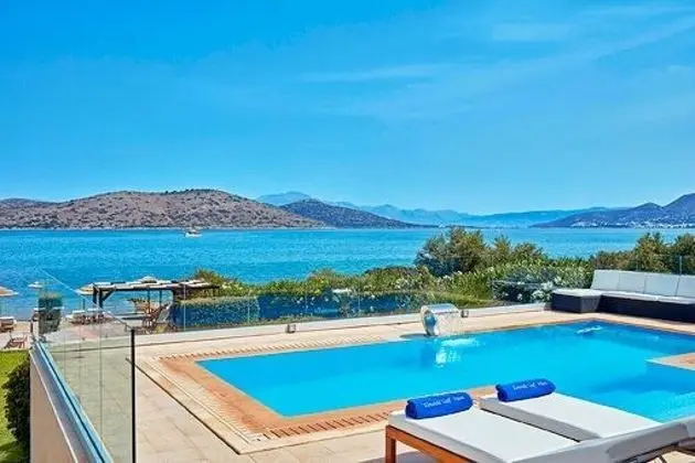 Elounda Gulf Villas Elounda Seafront Villa Private Heated Pool Sea View