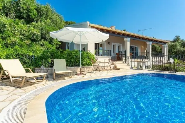 Villa Elpida Private Pool Walk to Beach Sea Views A C Wifi Car Not Required - 2423 - Oda