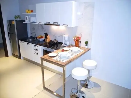 Emerald Patong New Studio with Balcony - Mutfak