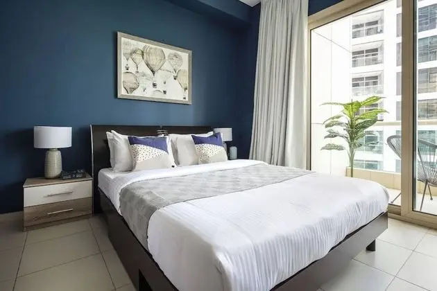 Enticing Studio in Dubai Marina - Next to Beach! - İç Mekan