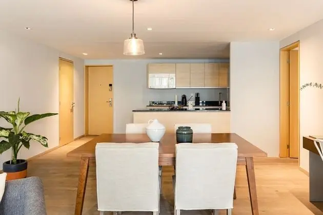 Executive 1BR Oasis With Kitchen & Private Balcony - Mutfak