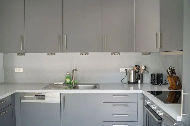 Exquisite 3BR Penthouse w Balc TV & Prkg - Mutfak