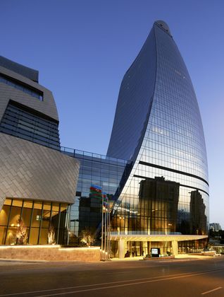 Fairmont Hotel, Flame TowersFotoğrafı