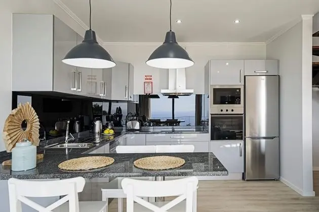 For Families With sea View and Heated Pool - Felicidade Rocha II - Mutfak