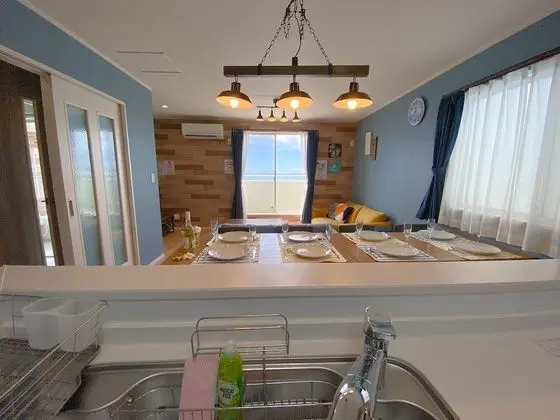 THE FEEL KIN SEASIDE Villa -Umi- - Mutfak
