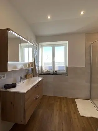 Ferienwohnung Watt'n Ausblick - Banyo Tipleri