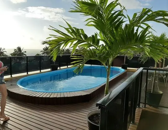 Flat Mar do Cabo Branco Residence - Havuz