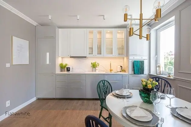 Flat White Apartamenty Obywatelska 47 - Mutfak