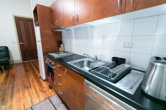 Flinders Lane-studio apartment - Mutfak