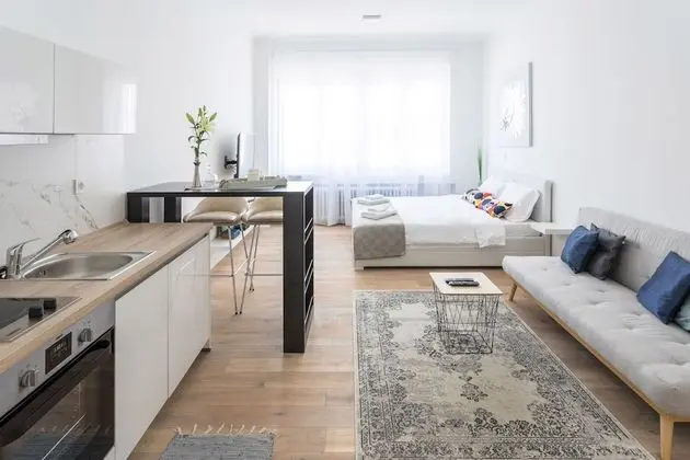 Flower Square Studio - Heart of the City Center - Mutfak
