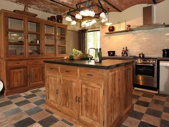 Former Stables, Converted Into a Beautiful Rural Holiday Home With a Common Sauna and Swimming Pool - Mutfak