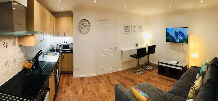 Fountain View 1BR Flat-Free Parking