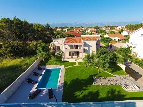 Villa Fresia Vir Zadar Region two Apartments Rented as one Private Pool