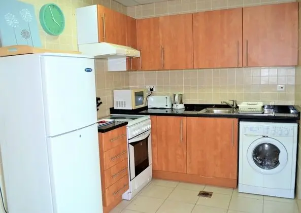 Fully Furnished 1BR with Balcony & Marina View - MRVW - Mutfak
