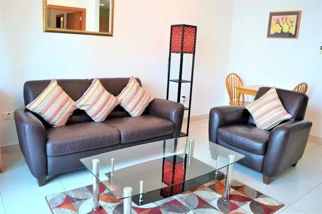 Fully Furnished 1BR with Balcony & Marina View - MRVW - Öne Çıkan Resim