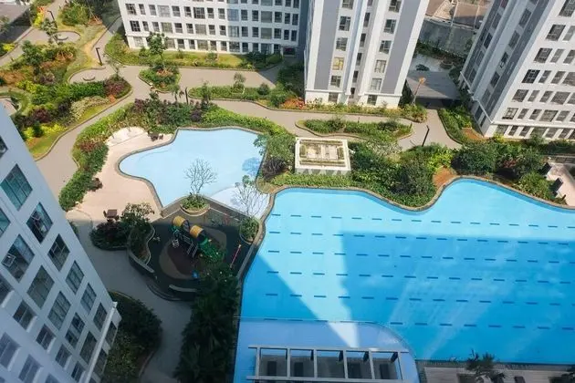 Fully Furnished 2BR Apartment at M-Town Residence - Dış Mekan