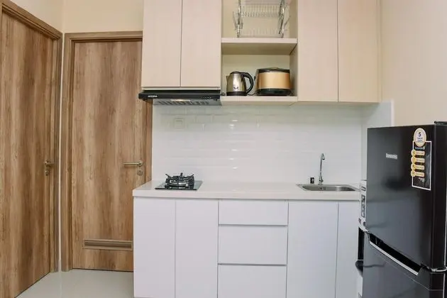 Fully Furnished With Comfortable Design 1Br Apartment At Pejaten Park Residence - Mutfak