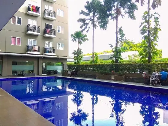 Fully Furnished With Comfortable Design Studio Sunter Park View Apartment