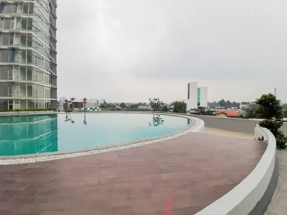 Fully Furnished Studio with Comfort Design Majestic Point Serpong Apartment - Dış Mekan