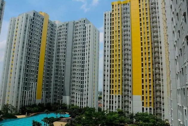 Fully Furnished Studio At Springlake Summarecon Apartment - Dış Mekan
