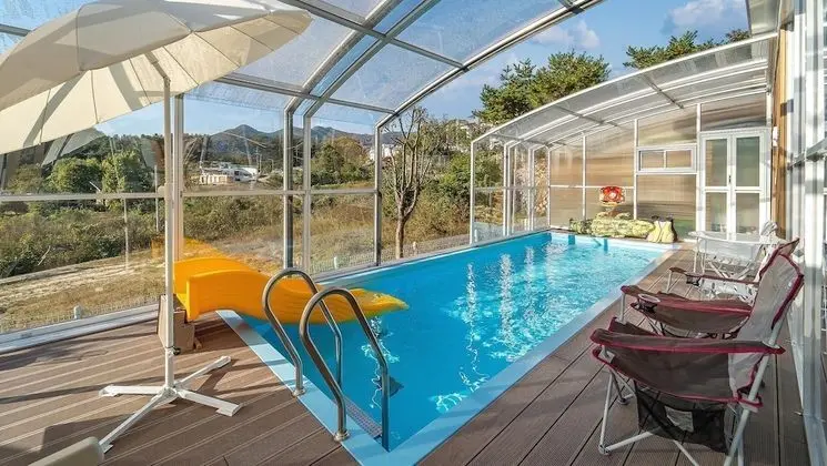 Gapyeong Jinikidsdogchaepoolvilla - Dış Mekan