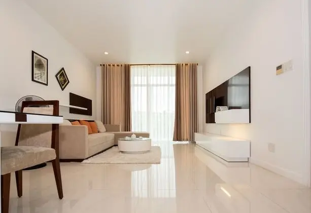 Garden view Apartment - 2 mins to beach - Oda Düzeni