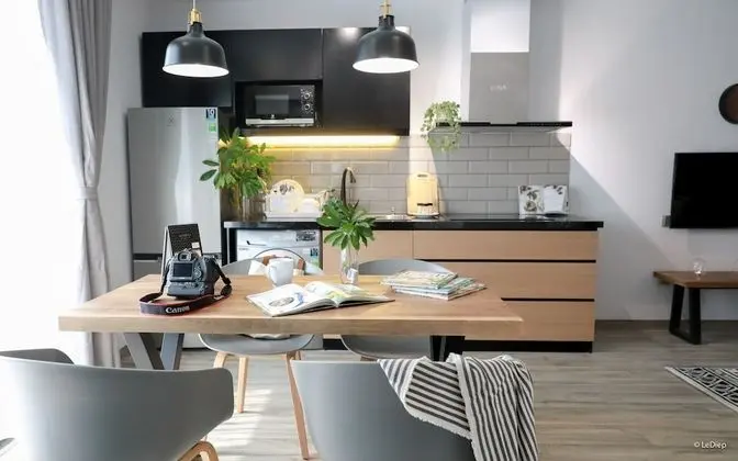 Gardenia Bich Cau Serviced Apartment - Mutfak