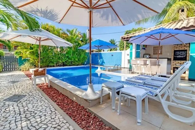 GB19 Casa 7 Quartos a 50m da Praia - Havuz