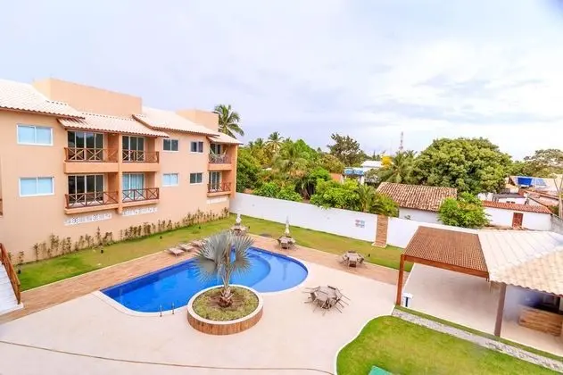 GB37 Excelente Apt 2 Suítes em Guarajuba - Havuz
