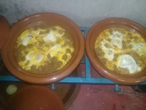 Gite D'etape Tadmrt Oukhatar - Yerinde Yemek