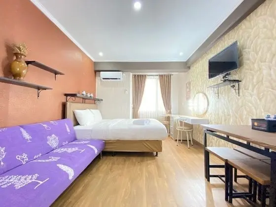 Glam Decor Studio Apartment at Emerald Towers - Oda